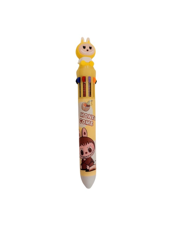 LABUBU Pen Labubu Multi-Colored Cute Cartoon Design Pen - Creativity and Fun in One Pen - Image 1