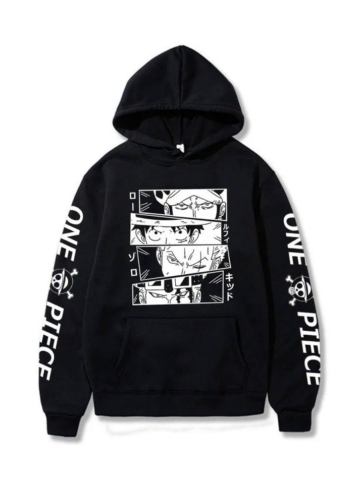 KUYING New One Piece Printed Casual Hoodie  - Image 1
