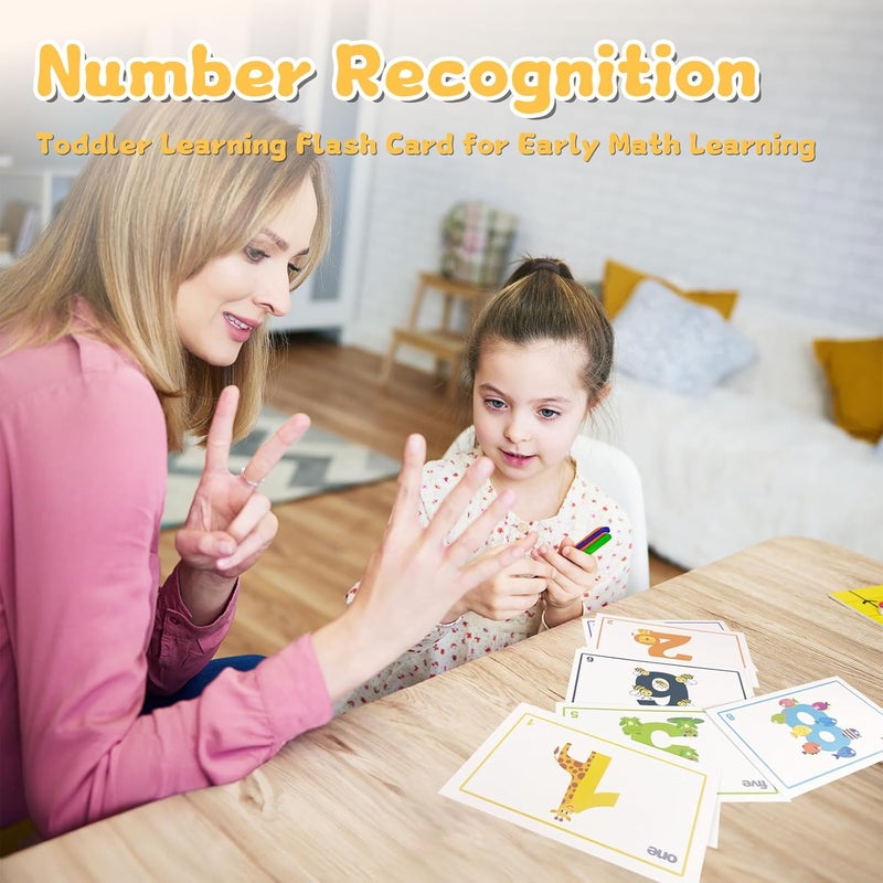ألعاب تعليمية للأعمار 3-5 سنوات، ألعاب تعليمية مع بطاقات أرقام للأطفال من عمر 3 سنوات فما فوق، أدوات مونتيسوري للأرقام والرياضيات، مستلزمات رياض الأطفال والمدارس التمهيدية، هدايا عيد ميلاد للأطفال من 3 إلى 6 سنوات. - Image 5