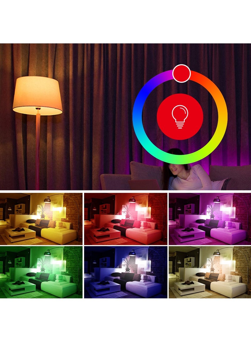 Generic - 9W Buletooth Smart Dimmable Lamp RGB CCT Home Decoration LED Light Smart Life App Control，With 16Millions Colors Dimmable Light 8 Different Modes Power Saving and Much More A Must Have Smart Gadget，E27 - Image 1