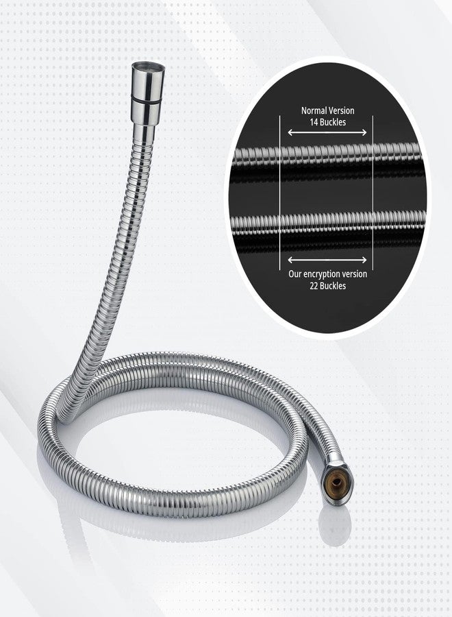 BATHONIX Hindwarre Chrome Finish Health Faucet with 1.0 meter SS-304 Hose Pipe and ABS Hook (Set of 1) - Image 5