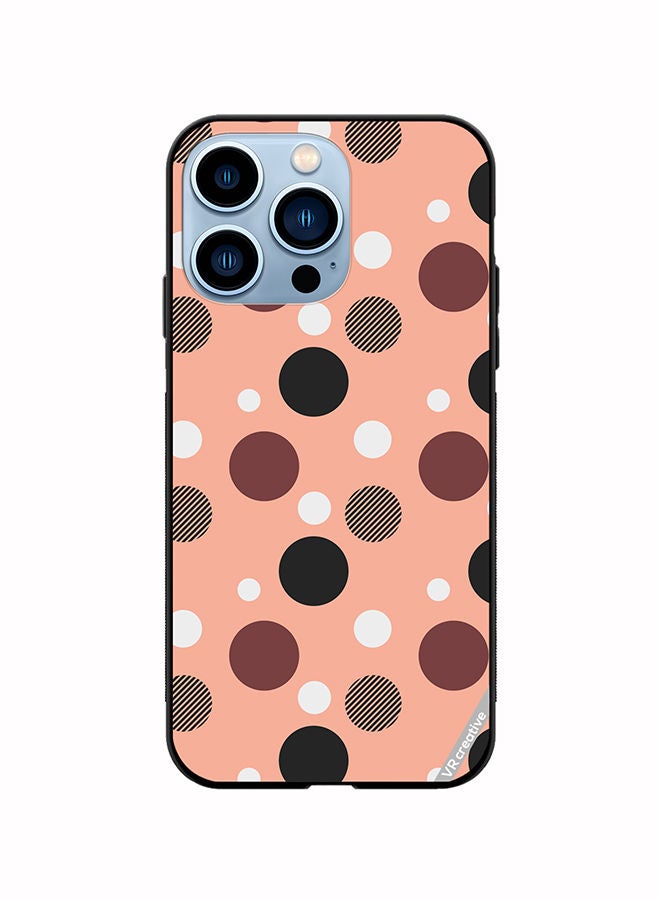 VR CREATIVE Protective Case Cover For Apple iPhone 13 Pro A Seamless Dotted Pattern Design Multicolour - Image 1