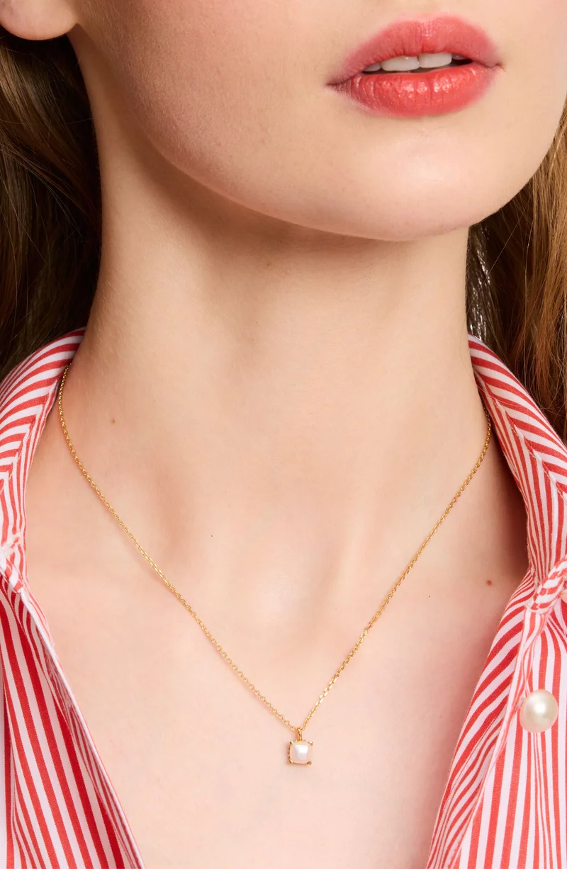 Kate Spade Little Luxuries 6Mm Square Pendant