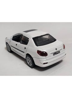 PEUGEOT Maquette Peugeot Miniature Metal Car with Sound, Light and Openable Doors, 1/32 Scale, White Color  - Image 2