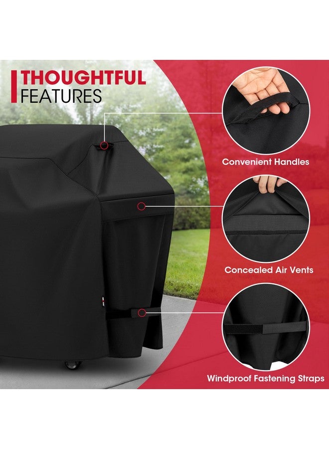 Unicook Unicook Grill Cover 55 Inch for Outdoor Grill, Heavy Duty, Waterproof, Fade Resistant, BBQ Cover with Handles/Straps/Air Vents, Compatible with Weber Charbroil Nexgrill Gas Grills etc  - Image 4