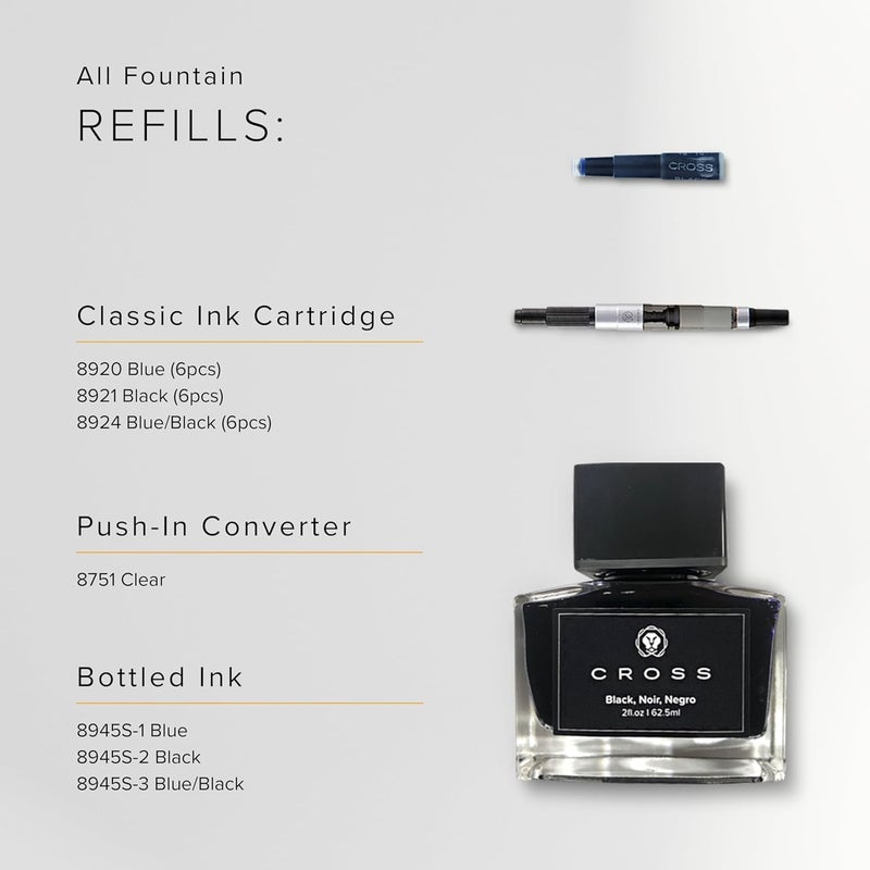 Cross Fountain Pen Push-In Converter (8751) - Image 5