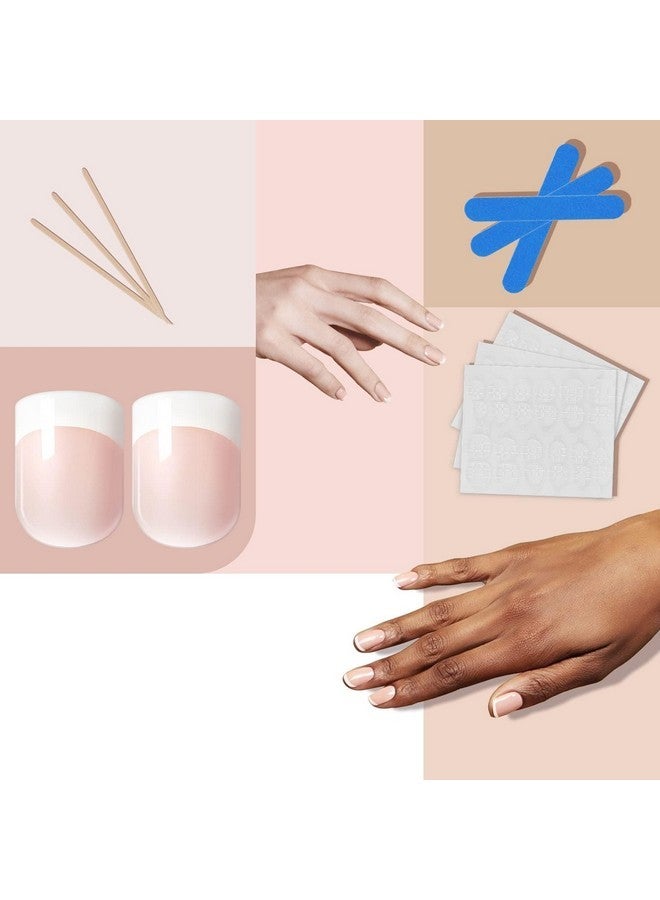 LIARTY 480 Pcs Press On Nails Short, French Tip False Nails Manicure, 12 Size Acrylic Full Cover Artificial Fake Nails, Natural  - Image 4
