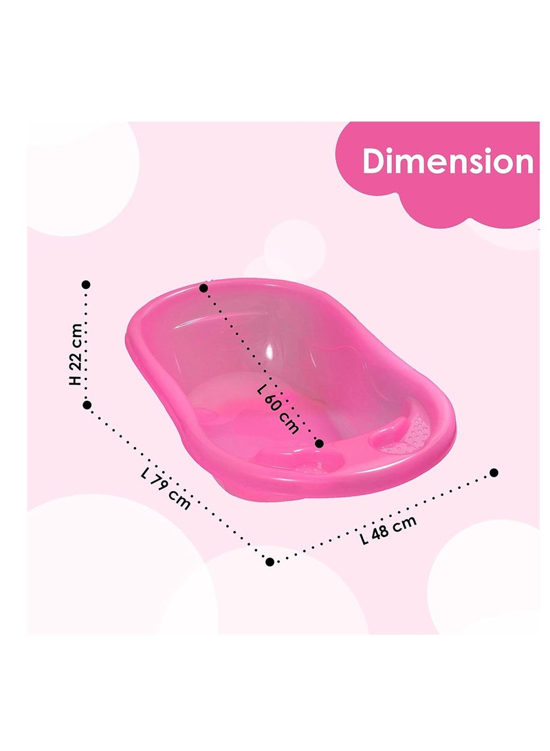 STAR BABiES Sunbaby Buy 1 Get 1 (Sunbaby Splash Bathtub with Baby Cushion) - Pink - Image 4