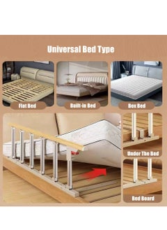Cool Baby COOLBABY Bed Rails For The Elderly Safety Foldable Bedside Armrests Auxiliary Handles Foldable Bed Crutches Guardrails For The Elderly Adjustable Railings Anti-fall Sleep Bumpers  - Image 5