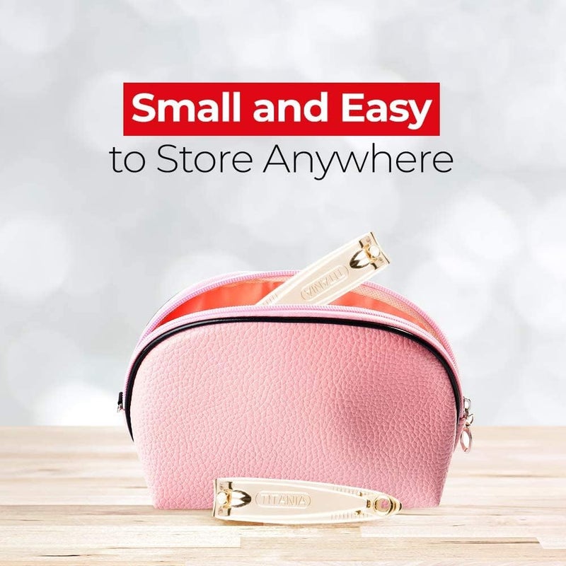 Titania Gold Plated Mini Nail Clipper - Image 5