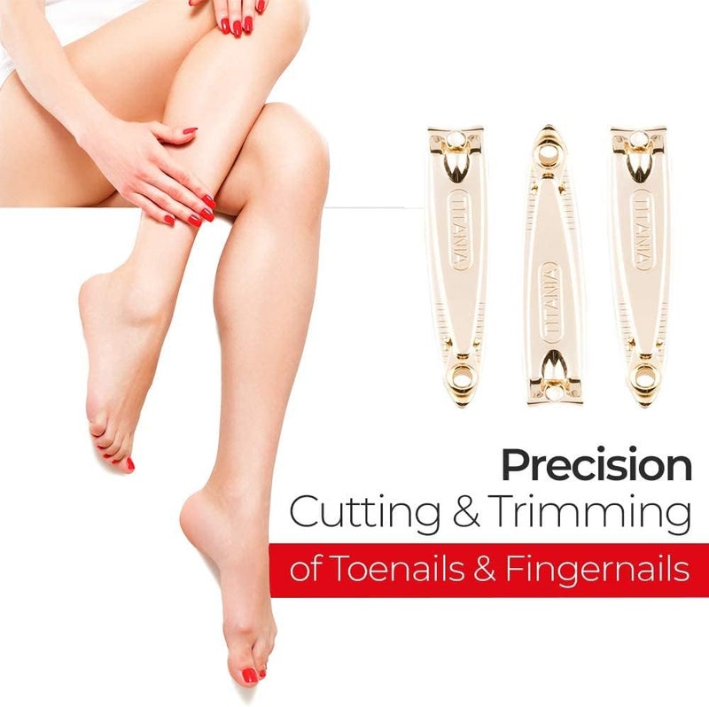 Titania Gold Plated Mini Nail Clipper - Image 3