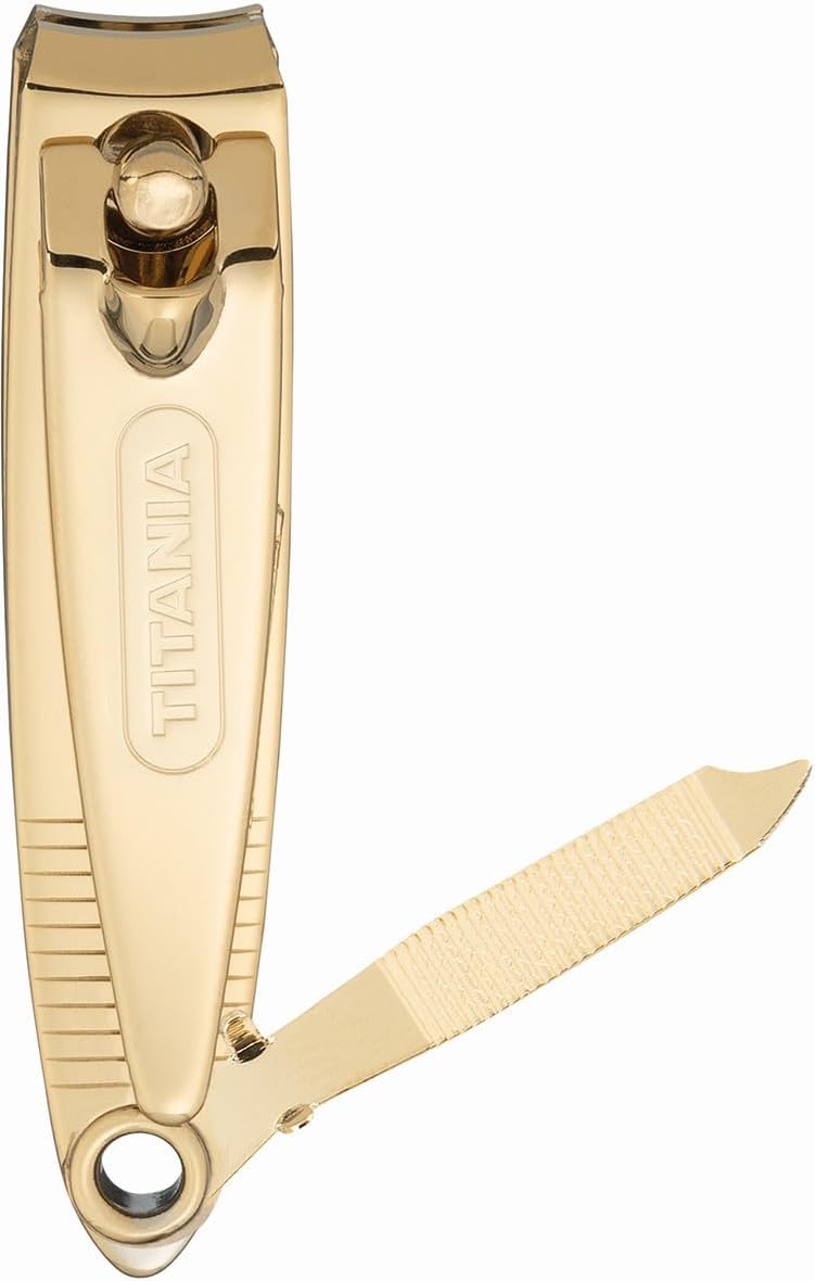 Titania Gold Plated Mini Nail Clipper - Image 1