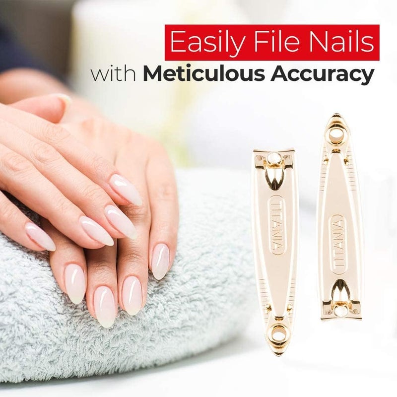Titania Gold Plated Mini Nail Clipper - Image 4