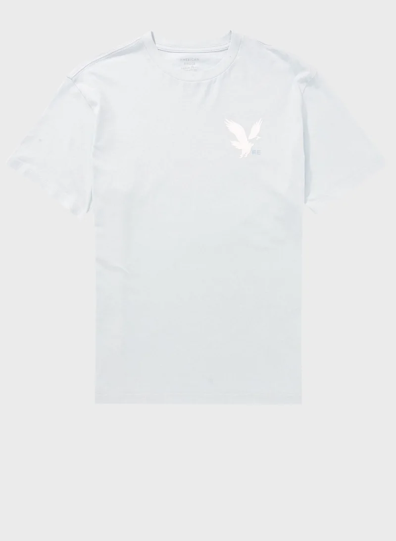 American Eagle Logo Crew Neck T-Shirt