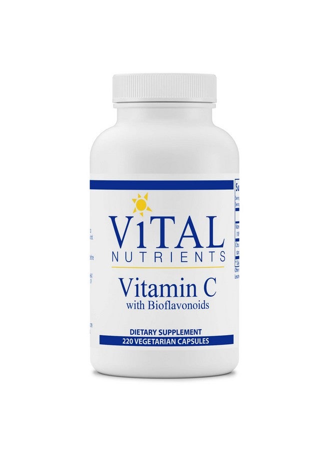 Vital Nutrients Vitamin C With Bioflavonoids Vitamin C And Bioflavonoid Formula 220 Vegetarian Capsules - Image 1
