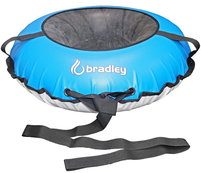 Bradley Snow Tubes: 42-Inch Heavy Duty Inflatable Sledding Tubes with or Without Padded Saucer Sled - Elevate Your Snow Fun! Best Sledding Adventure Tubes Blue - Image 1
