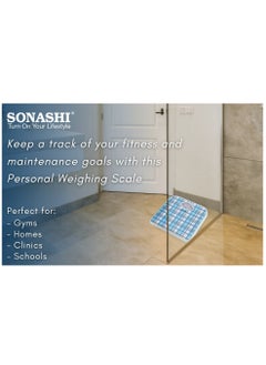 SONASHI Weighing Scale SSC-2212 Blue  - Image 4
