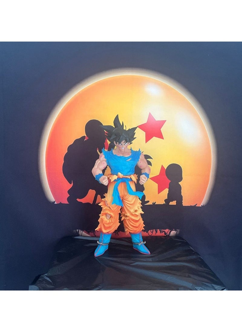 General Dragon Ball Early Super Saiyan Explosion Monkey King Model Ornament Box Handmade Figure  - Image 1