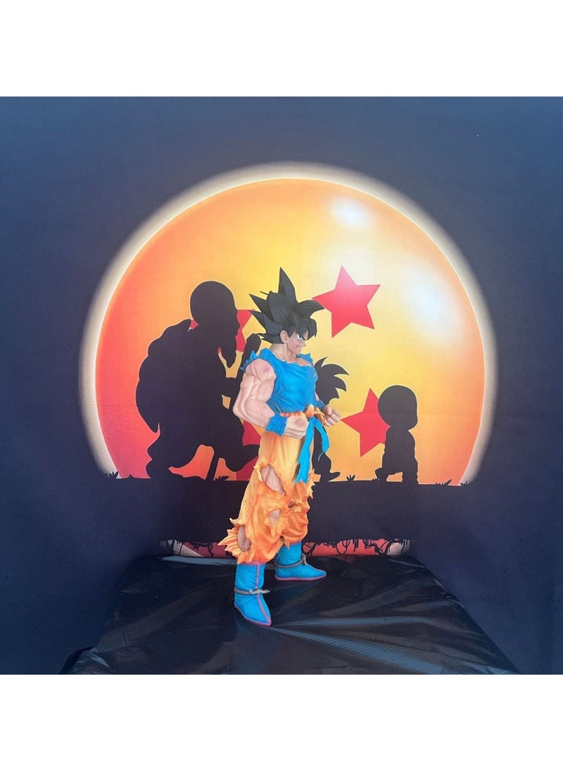 General Dragon Ball Early Super Saiyan Explosion Monkey King Model Ornament Box Handmade Figure  - Image 2