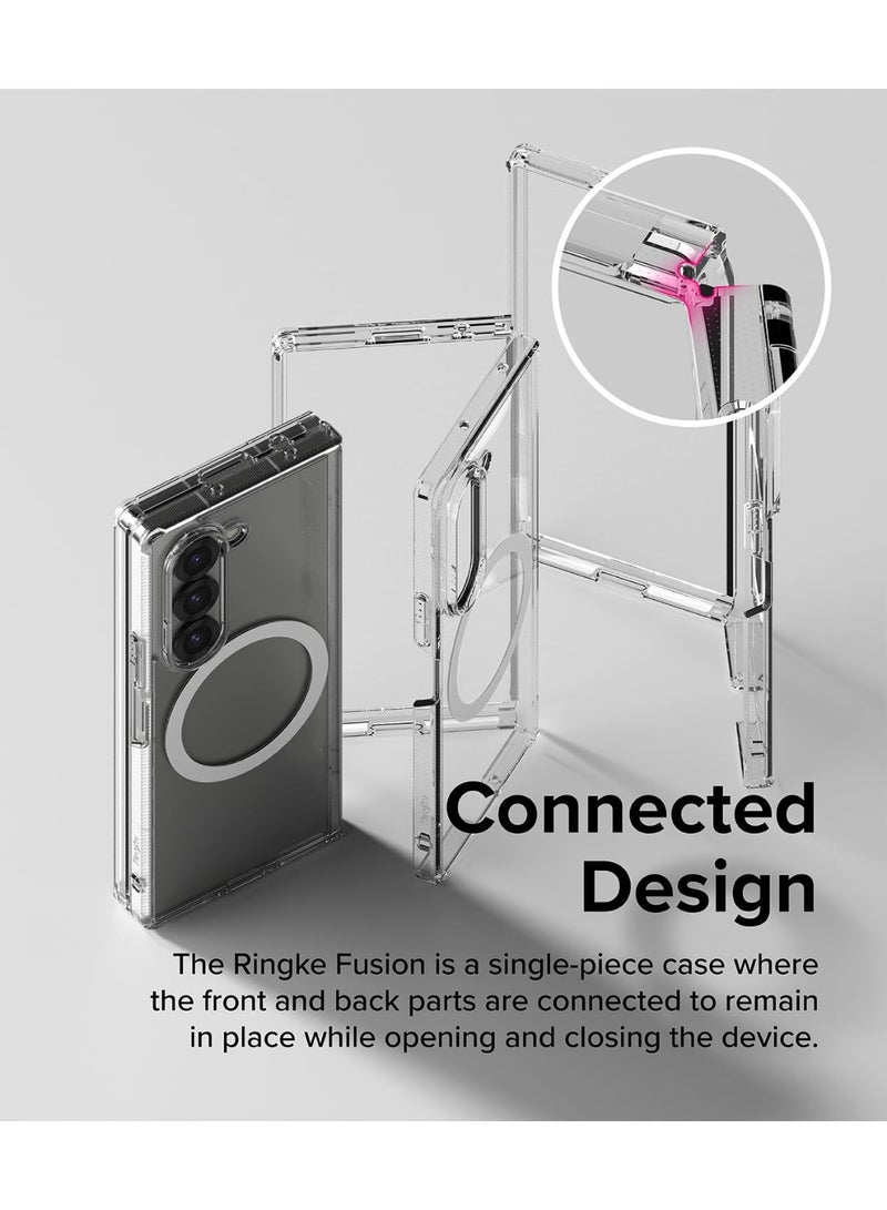 Magnetic Case Samsung Galaxy Z Fold 6 - Shockproof Protection, Anti-Scratch Cover - Image 4