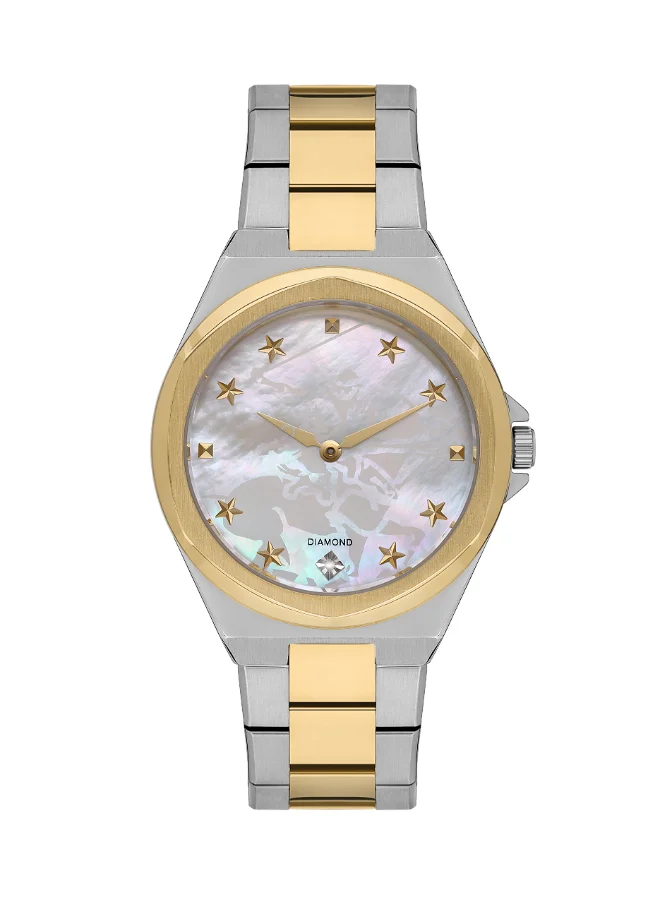 بيفرلي هيلز بولو كلوب BEVERLY HILLS POLO CLUB Women's Analog White Dial Watch - BP3570X.220