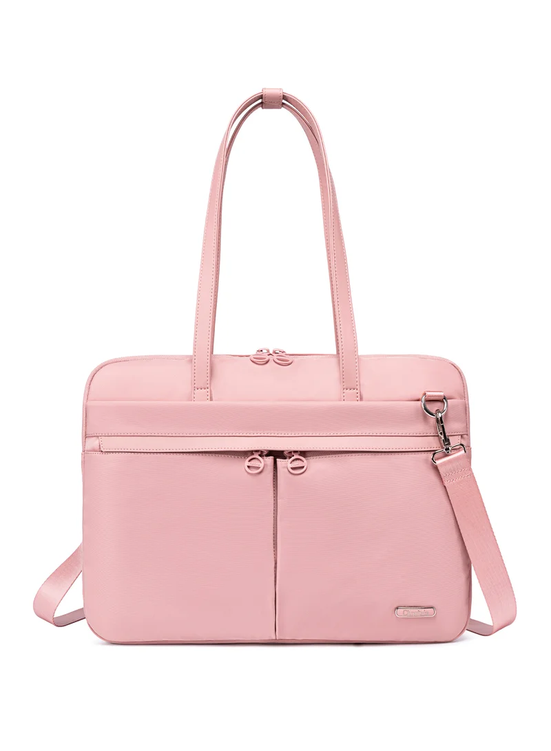 Chantria Pink Durable Laptop Bag Water Resistant Premium Women’s Hand Bag with Multifunctional Compartment with Multiple Pockets for Casual/Work/College/ School, CB00773-PINK  | Best Price UAE