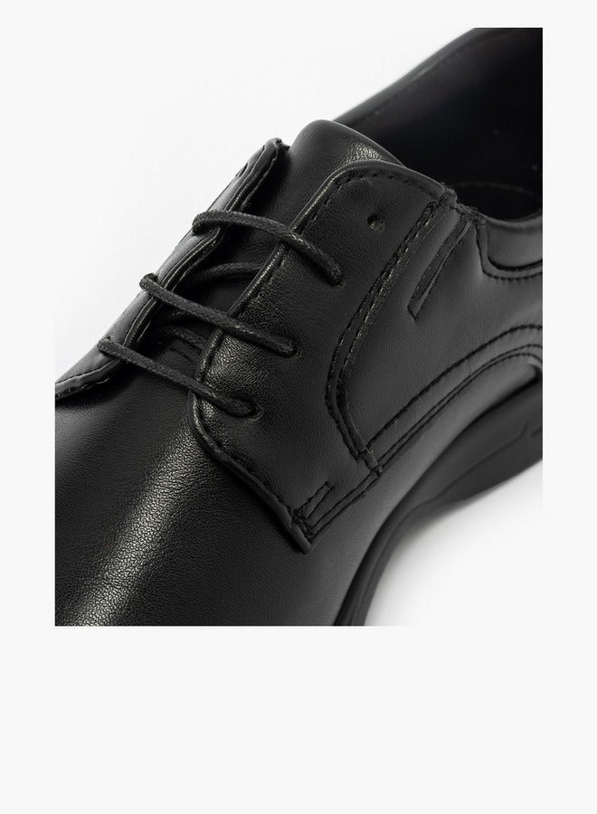 LBL by Shoexpress Solid Lace-Up Derby Shoes - Image 3