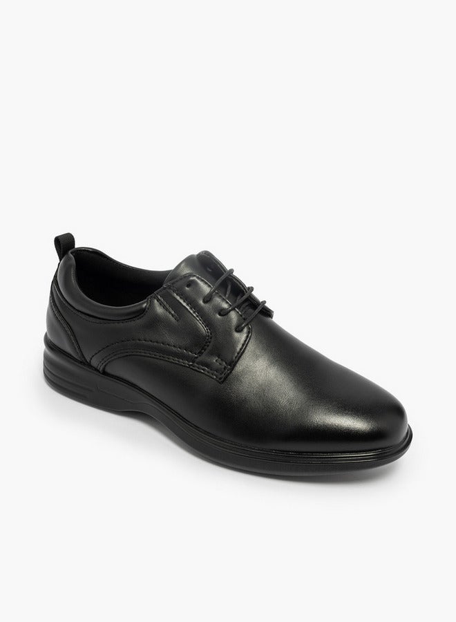 LBL by Shoexpress Solid Lace-Up Derby Shoes - Image 2