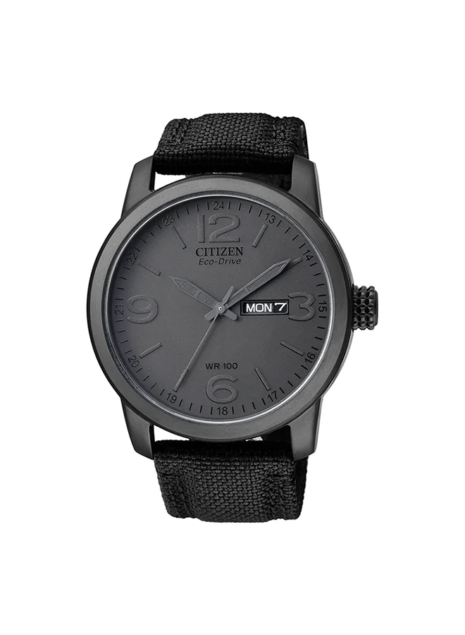 سيتيزن Men's Analog Round Shape Nylon Wrist Watch BM8475-00F - 42 Mm