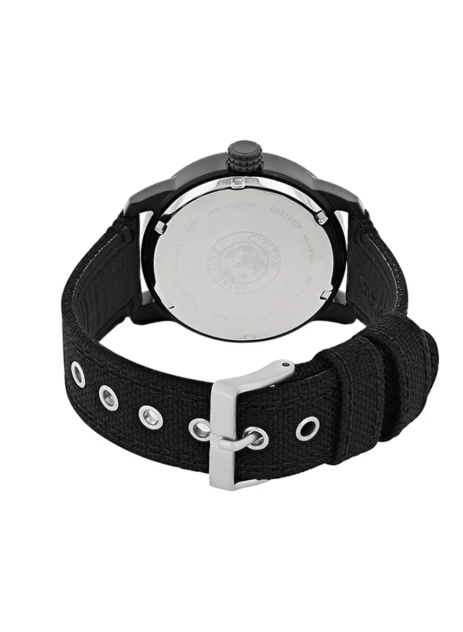 سيتيزن Men's Analog Round Shape Nylon Wrist Watch BM8475-00F - 42 Mm