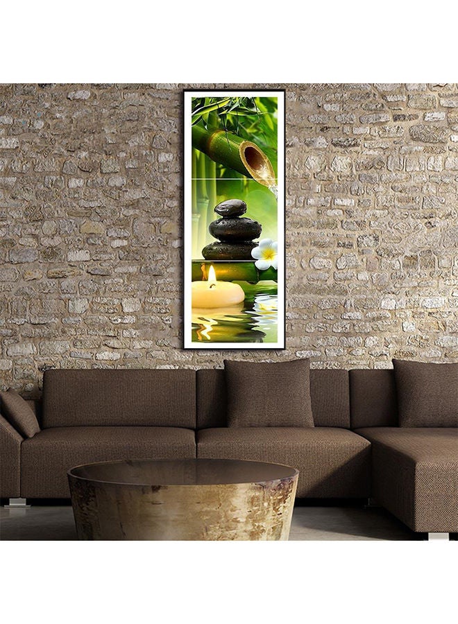 نيبمينينت مجموعة تطريز اللوحات الفنية بالألماس بنمط متقاطع 5D من سلسلة اصنعها بنفسك بتصميم منظر طبيعي 3 قطع متعدد الألوان 80x30سم - Image 2