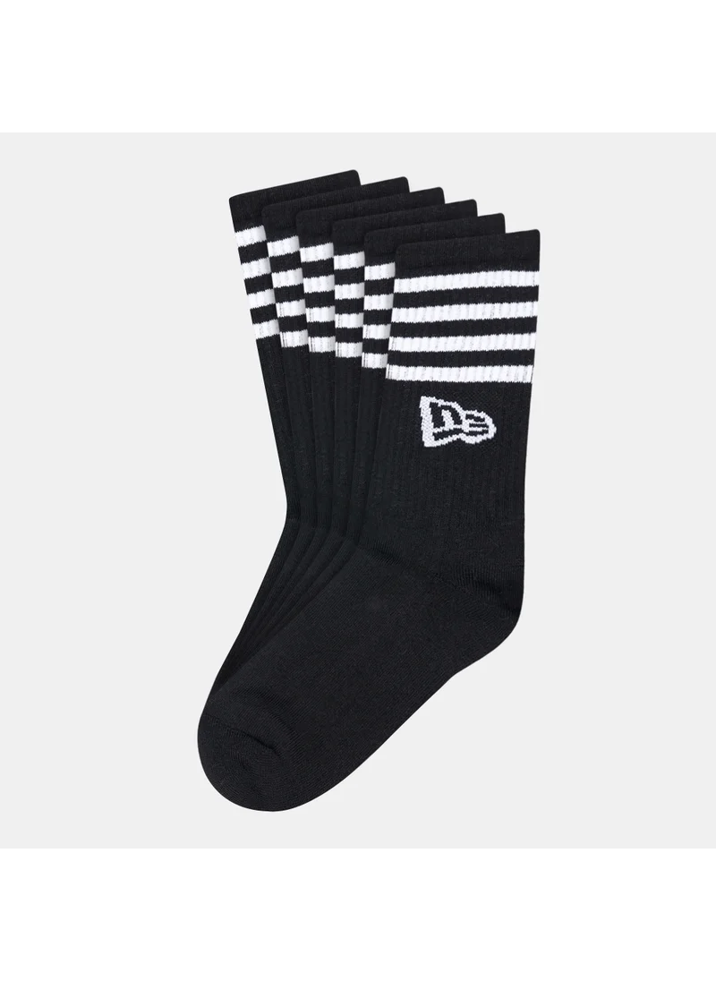 NEW ERA Stripes Crew Socks (3 Pairs)