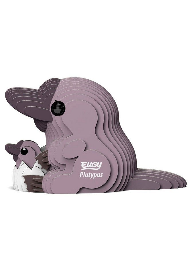 EUGY Platypus 3D Puzzle, 21 Piece Eco-Friendly Educational Toy Puzzles For Boys, Girls & Kids Ages 6+ - Image 3