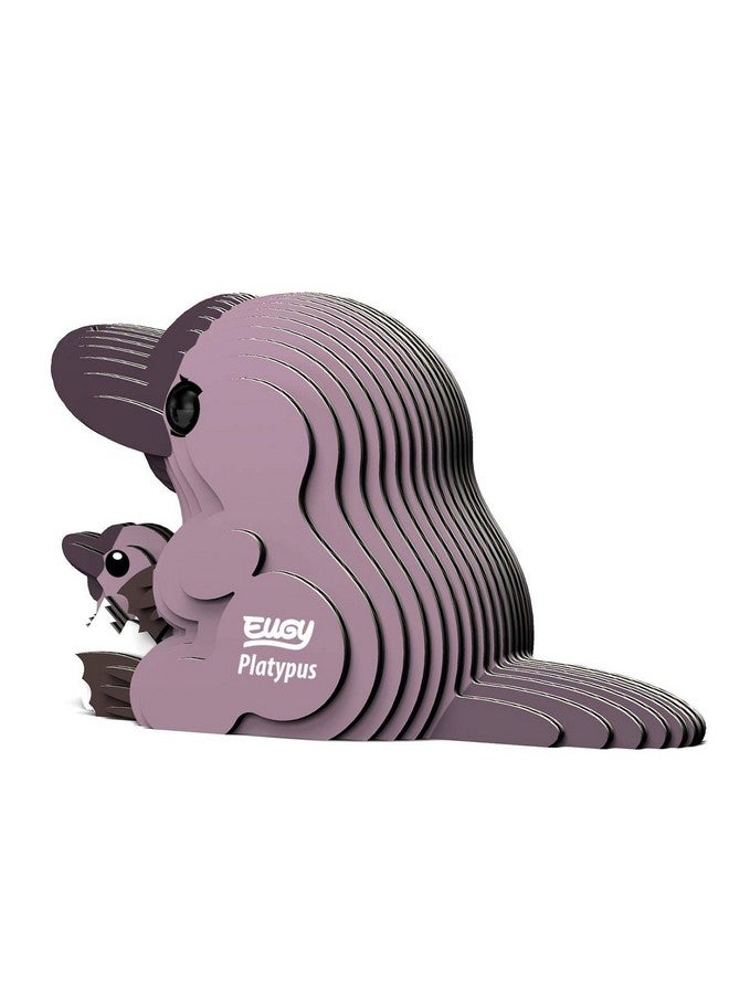 EUGY Platypus 3D Puzzle, 21 Piece Eco-Friendly Educational Toy Puzzles For Boys, Girls & Kids Ages 6+ - Image 4