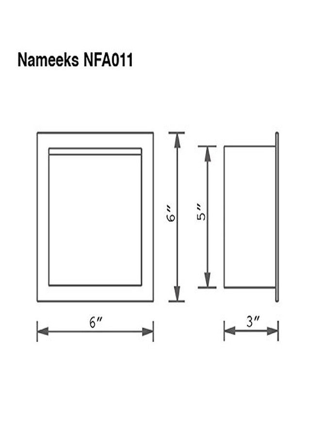 Nameeks Chrome steel Recessed Toilet Paper Holder - Image 2
