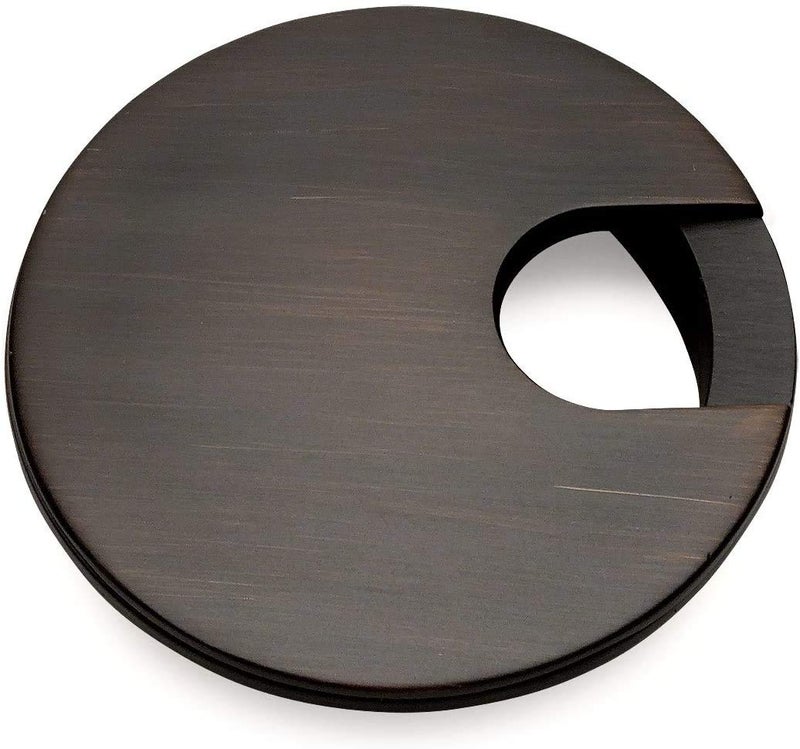 5 عبوة - 50203ORB برونز مصقول بالزيت 2-1/2" جرومايت مكتب من قطعتين من الزنك (معدن) - قطر إجمالي 3"