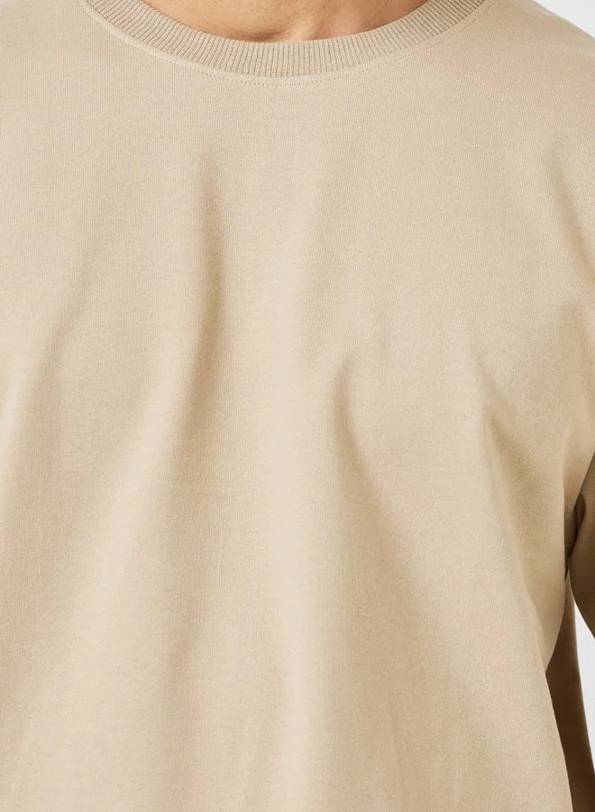 Styli  Relaxed Fit Terry Sweatshirt for Men | Best Price UAE