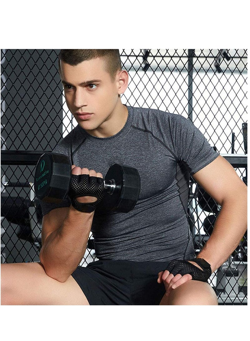 Y&D Anti Slip Shock Absorbing Padded Breathable Half Finger Short Sports Cycling Gloves for Men Women - Image 3