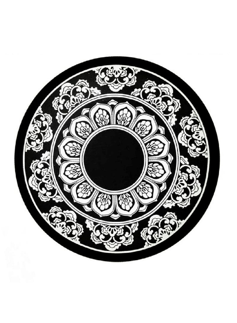 Huitich Black Circle Silicone Anti-Skid Mat for Car Dashboard Non-Slip  - Image 1