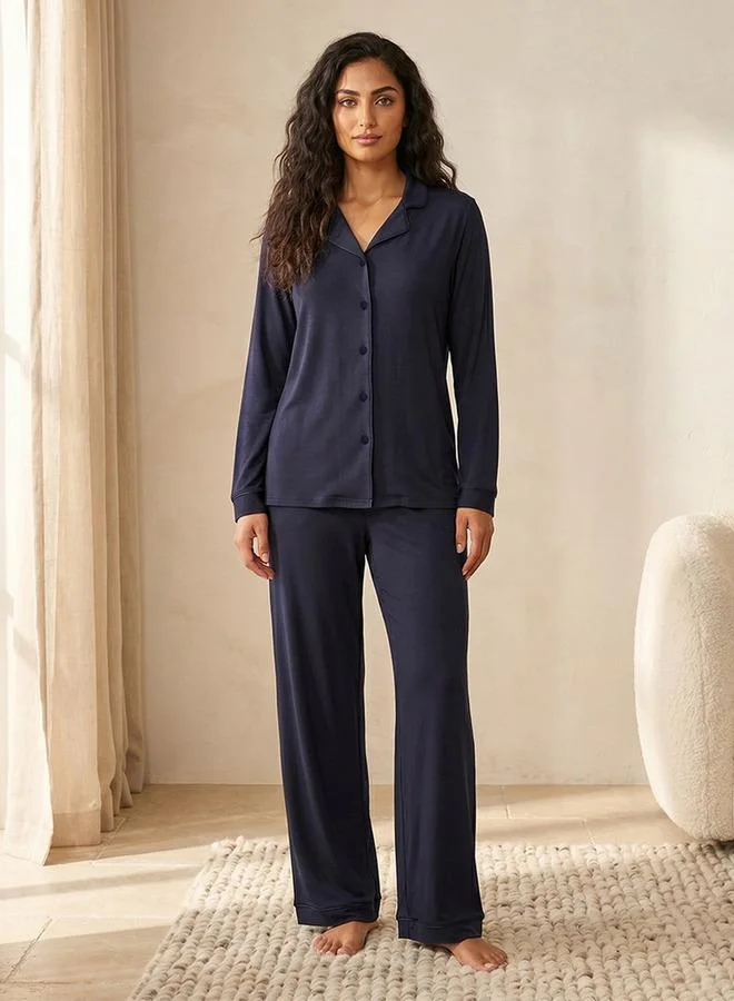 سبلاش فيڤ Pyjama Set Button-Down Shirt & Trousers
