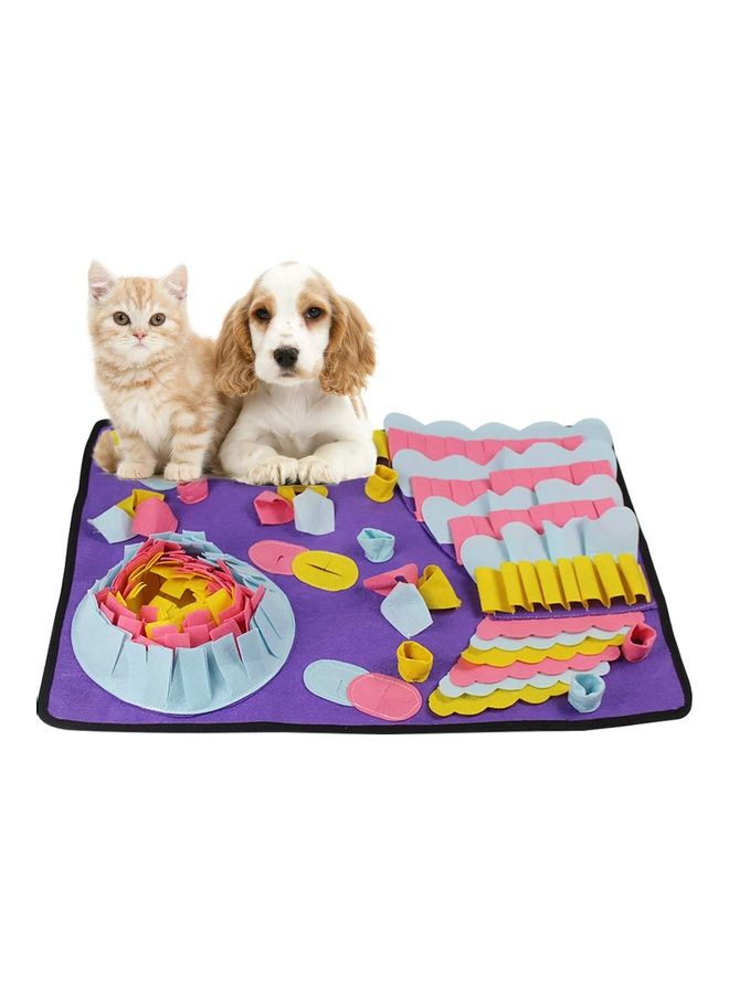 NIBEMINENT Pet Snuffle Feeding Training Mat Multicolour - Image 1