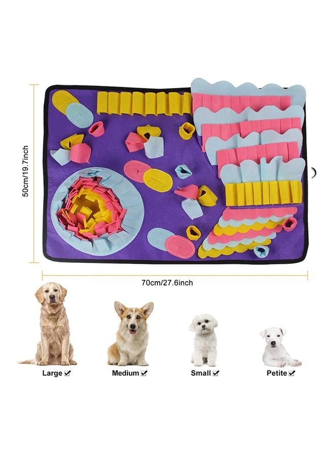 NIBEMINENT Pet Snuffle Feeding Training Mat Multicolour - Image 2