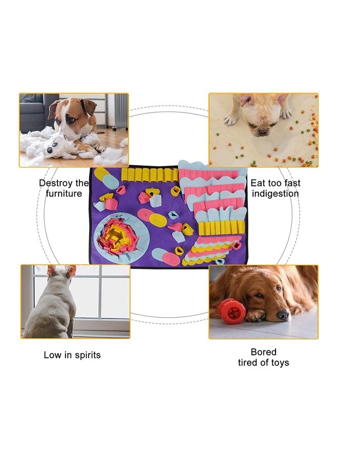NIBEMINENT Pet Snuffle Feeding Training Mat Multicolour - Image 3