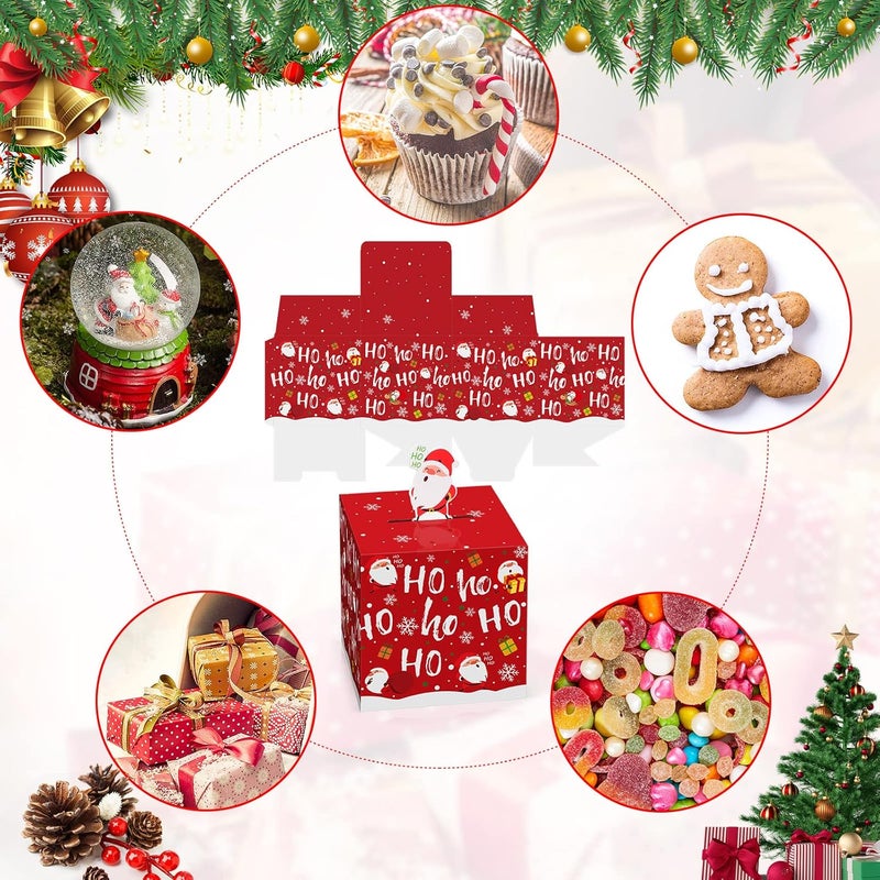 Pajean 24 Pieces Christmas Gift Boxes - Colorful 3D Designs - Image 4