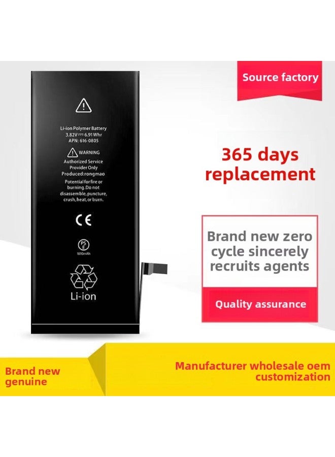 For IPhone6 Generation 6s Apple 5s4S 6p Mobile Phone 7G8X Max 11Pro Built-in Battery Zero Cycle-Standard Capacity:Zhongying 12 (2815mAh)  - Image 1