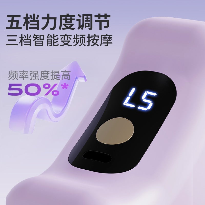 Cross-Border Fascia Gun Double-Ring Fitness Massager Magic Device Rechargeable Fat-Reducing Fascia Ring Mini Vibrating Yoga  Ring - Image 5