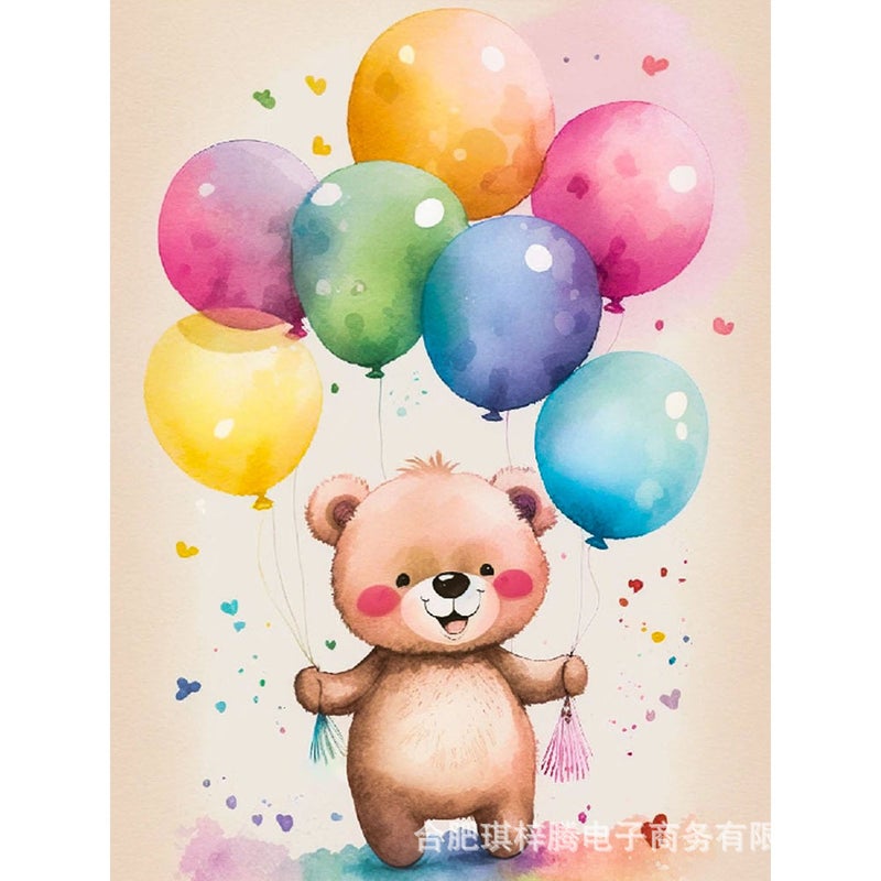 New Diamond Painting Cartoon Bear Diamond Painting Diy Round Diamond/Square Diamond Popular Bedroom Decorative Painting - Image 1