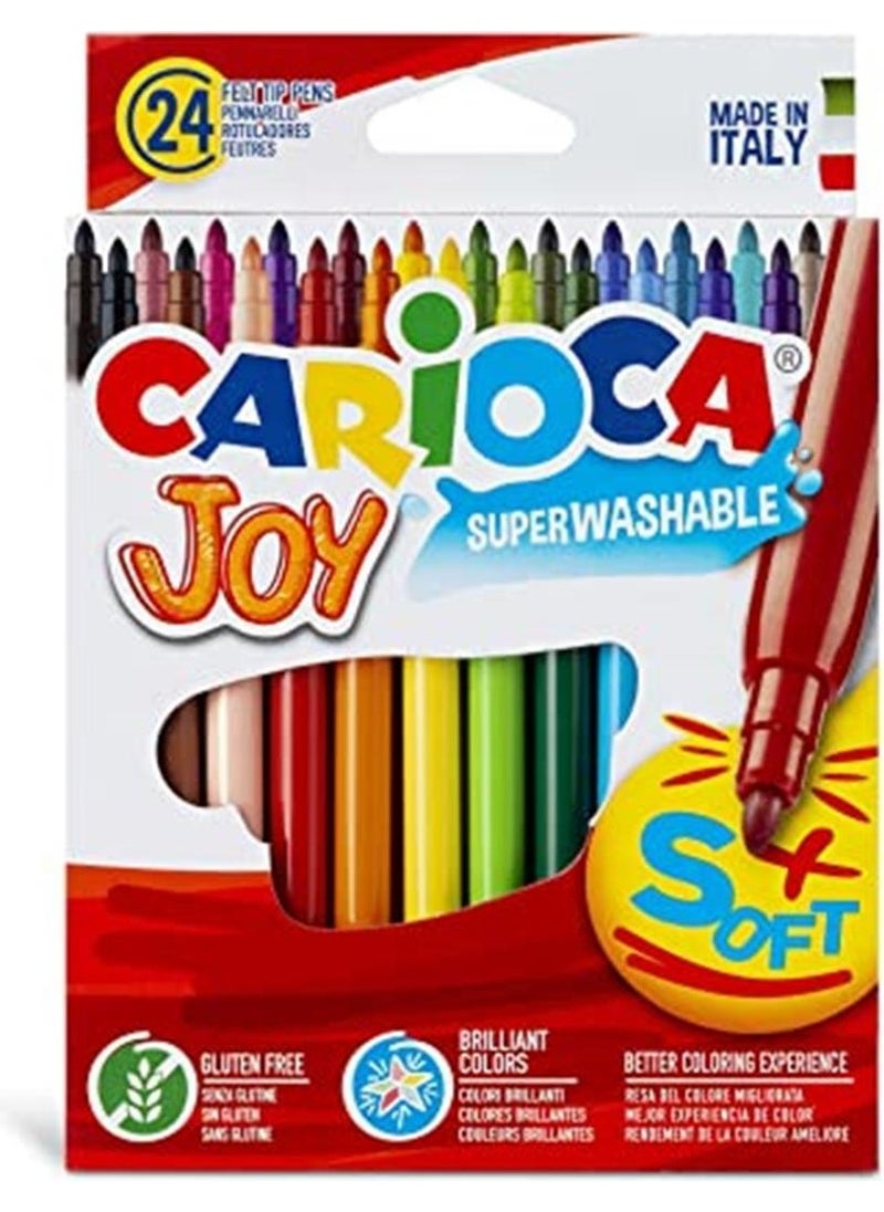 carioca Joy Super Washable Felt Paint Pen 24 pcs 
