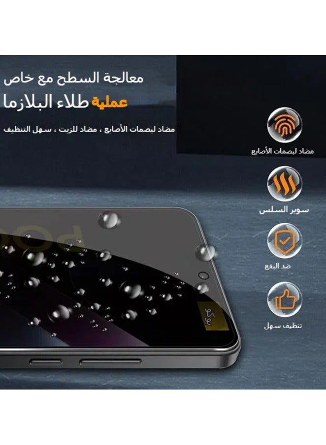 Privacy Screen Protector for Xiaomi Poco X7 Pro 5G and Camera Lens Protector, 【2+2 Pieces】 Anti-Spy Glass Tempered Glass, 9H Anti-Spy Anti-Scratch Hardness - Image 3