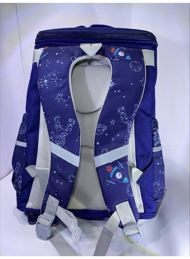 swabsÂ¬Ã† New Model Astronaut Design School Bag 3D Hard Shell Bag Cute Stylish Backpack Blue, Children's Gifts Girls and boys Kids Ideal (Full Astronaut) - Image 2